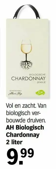 Albert Heijn Ah biologisch chardonnay aanbieding