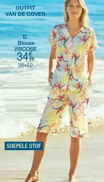 Damart Blouse viscose aanbieding