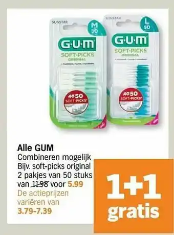Albert Heijn Soft-picks original aanbieding
