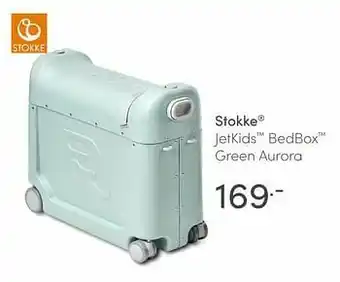 Baby & Tiener Stokke jetkids bedbox green aurora aanbieding