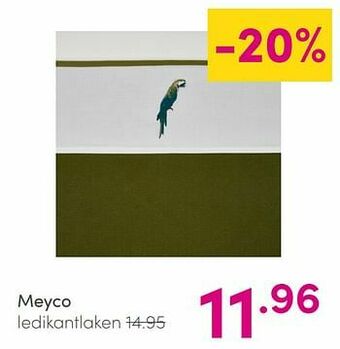 Baby & Tiener Meyco ledikantlaken aanbieding