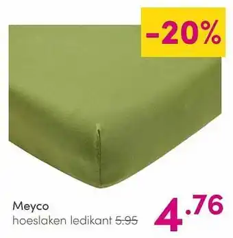 Baby & Tiener Meyco hoeslaken ledikant aanbieding