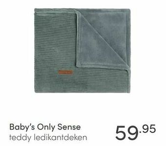 Baby & Tiener Baby`s only sense teddy ledikantdeken aanbieding
