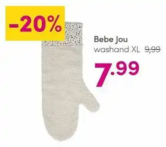 Baby & Tiener Bebe jou washand aanbieding