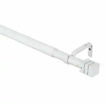 Leen Bakker Gordijnroede 28 mm Amsterdam complete set - wit - 170-300 cm - Leen Bakker aanbieding