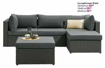 Leen Bakker Loungekussen brest aanbieding