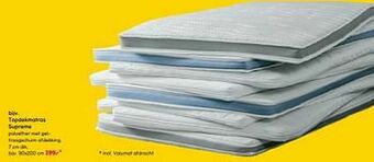 Leen Bakker Topdekmatras supreme aanbieding