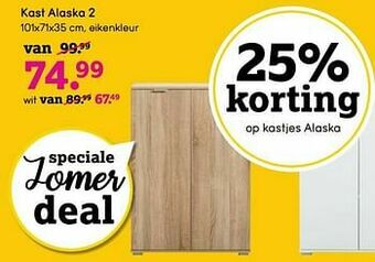 Leen Bakker Kast alaska 2 aanbieding