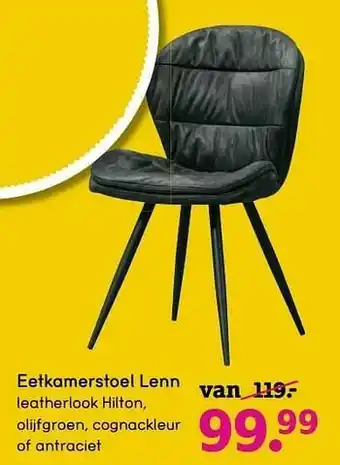 Leen Bakker Eetkamer stoel lenn aanbieding