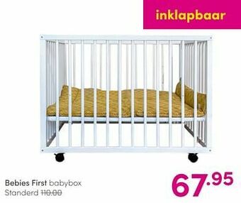 Baby & Tiener Bebies first babybox standerd aanbieding