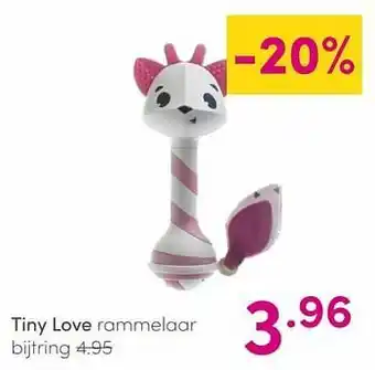 Baby & Tiener Tiny love rammelaar bijtring aanbieding
