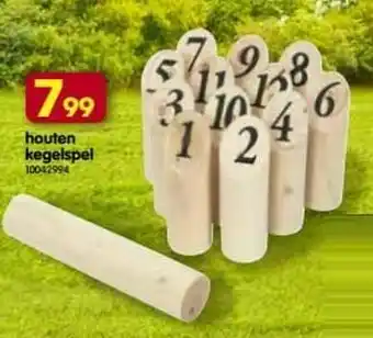 Yess Houten kegelspel aanbieding