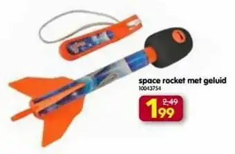 Space rocket met geluid