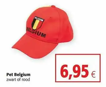 Colruyt Pet belgium zwart of rood aanbieding