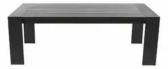 Dreamland Tuintafel Ibiza zwart 220 x 100 cm aanbieding