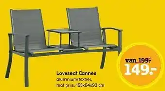 Loveseat cannes