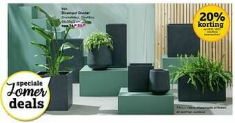 Leen Bakker Bloempot divider aanbieding