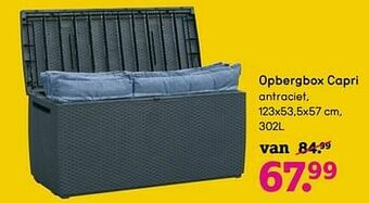 Leen Bakker Opbergbox capri aanbieding