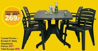 Leen Bakker Tuinset florion - europa 5-delig aanbieding