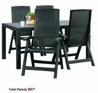 Leen Bakker Tafel melody aanbieding