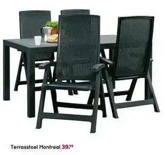 Leen Bakker Terrasstoel montreal aanbieding