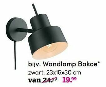 Wandlamp bakoe
