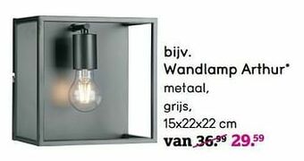 Wandlamp arthur