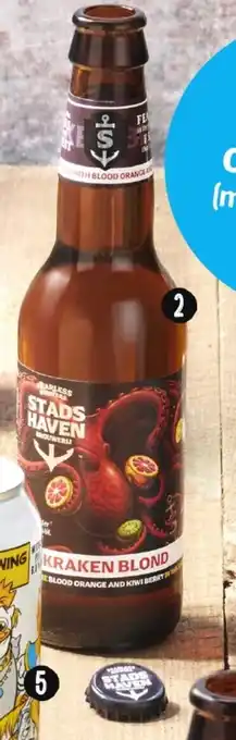 Albert Heijn Stadshaven Brouwerij Kraken Blond, 33 cl aanbieding