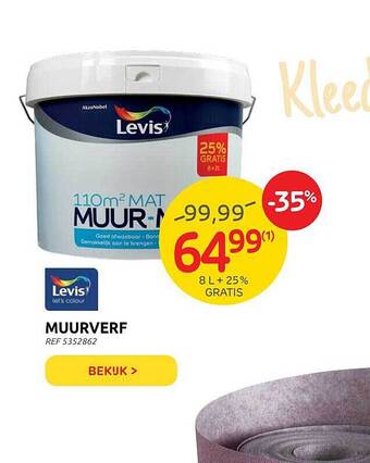 Brico Levis Muurverf aanbieding