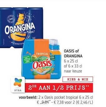 Spar Oasis Of Orangina aanbieding