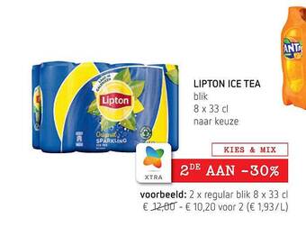 Spar Lipton Ice Tea aanbieding