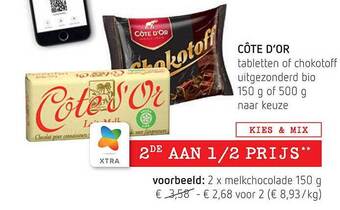 Spar Côte D'or aanbieding