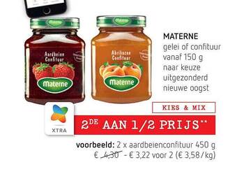Spar Materne aanbieding