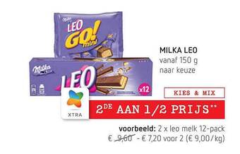 Spar Milka Leo aanbieding