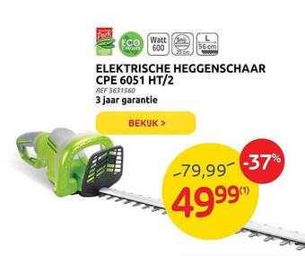 Brico Elektrische Heggenschaar Cpe 6051 Ht-2 aanbieding