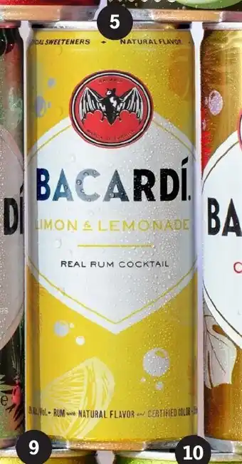 Bacardi Limon & Lemonade, 25 cl