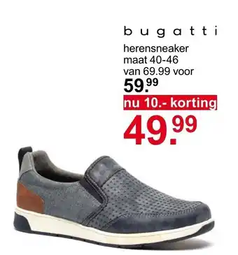 Bugatti herensneaker maat 40-46