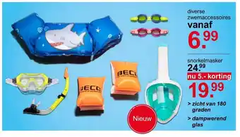 Diverse zwemaccessoires