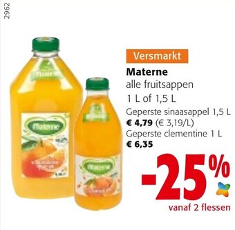 Colruyt Materne aanbieding
