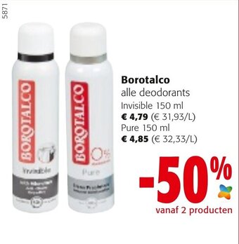 Colruyt Borotalco aanbieding