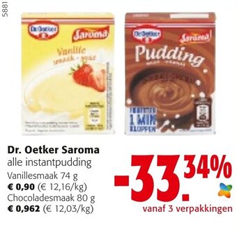 Colruyt Dr. Oetker Saroma aanbieding