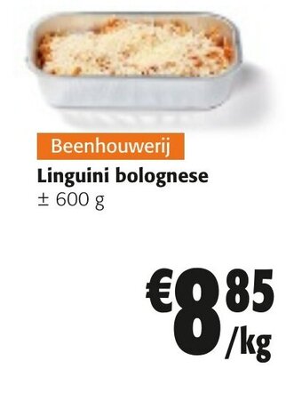 Colruyt Linguini bolognese aanbieding