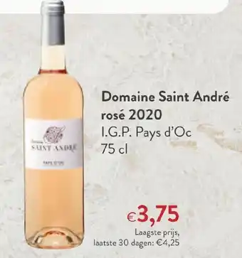 OKay Domaine Saint Andre rose 2020 aanbieding