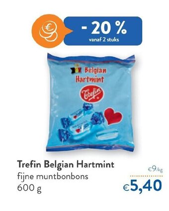 OKay Trefin Belgian Hartmint 600g aanbieding