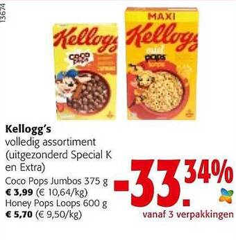 Colruyt Kellogg's aanbieding