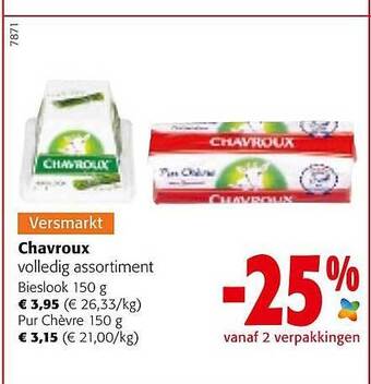 Colruyt Chavroux aanbieding