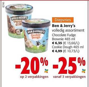 Colruyt Ben & Jerry's aanbieding