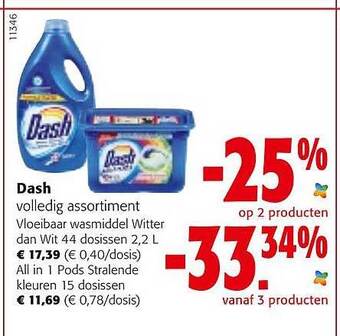 Colruyt Dash Vloeibaar Wasmiddel aanbieding