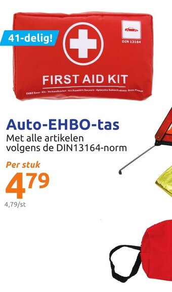 Action Auto-EHBO-tas 41-delig aanbieding