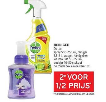 Alvo Reiniger Dettol aanbieding